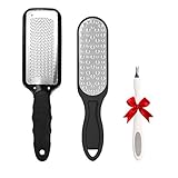 FOLAI Foot Files, Foot File Foot Pedicure Kit, Stainless Steel Foot Files,Stainless Steel File, Foot File Foot Care Pedicure Tool for Both Wet and Dry Cracked Feet