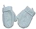 Baby Boys Blue 100% Cashmere Mittens Size S (6-12mths)