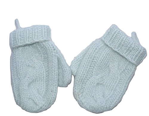 Baby Boys Blue 100% Cashmere Mittens Size S (6-12mths)
