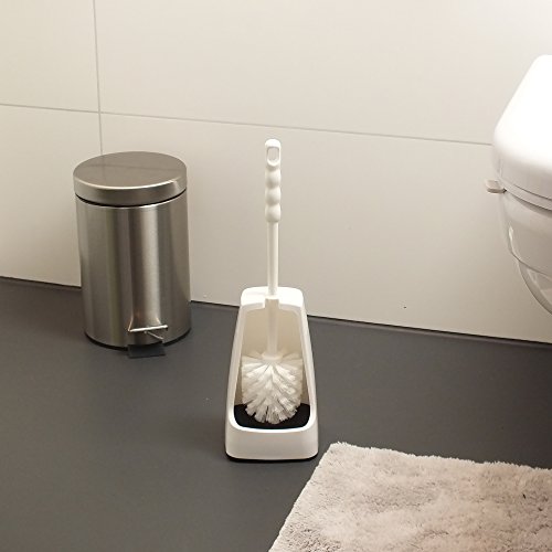 KELA 26010, WC-Bürste und Behälter, WC-Garnitur, Kunststoff, Levin, Weiß - 3