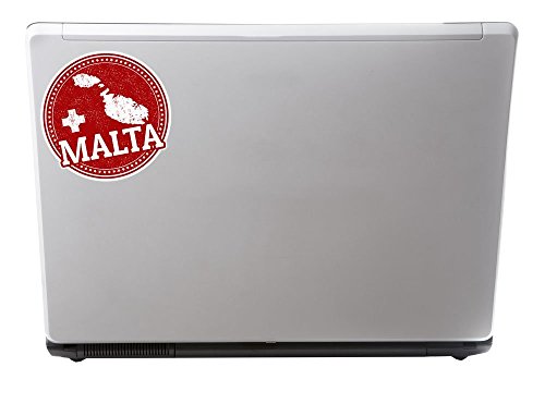 2 x Malta Vinyl Aufkleber Aufkleber Laptop Reise Gepäck Auto Ipad Schild Fun # 4285 – 10cm/100mm Wide - 2