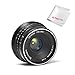 Price comparison product image 7artisans 25mm F1.8 Manual Focus Prime Fixed Lens for Fujifilm Fuji Cameras X-A1 X-A10 X-A2 X-A3 X-AT X-M1 XM2 X-T1 X-T10 X-T2 X-T20 X-Pro1 X-Pro2 X-E1 X-E2 X-E2s