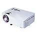 Produktbild Video Beamer, Deeplee DP36 LED Mini Projektor HD LCD Heimkino Beamer Support 720P 1080P AV / USB / SD / HDMI für Fire TV Stick Laptop PC iPhone Smartphone USB Disk TV Box Projektor - weiß