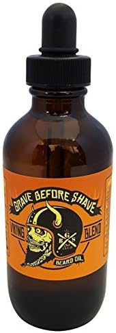 Grave Before Shave Viking Blend Beard Oil 4 oz. BIG BOTTLE by Fisticuffs MW