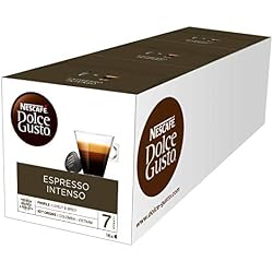 NESCAFÉ Dolce Gusto Café Espresso Intenso, Pack de 3 x 16 Cápsulas - Total: 48 Cápsulas de Café