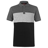 Con tapeta regular de 3 botones, botones en relieve de Pierre Cardin y 2 paneles de corte y cosido de color en contraste en el pecho delantero. Elegante columpio y ribete interior en las aberturas laterales abiertas y un bordado exclusivo en el pecho.