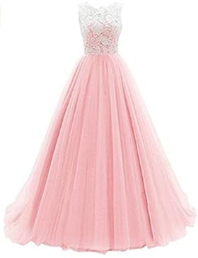 AGOGO Mädchen Tutu Kleider Kinder Festlich Kleider Brautjungfern Kleid Prinzessin Hochzeit Party Kleid Spitze...
