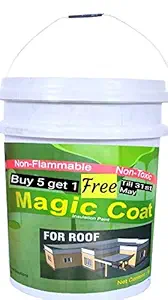 Magic coat Heat Reflective Cool Paint for Roof (1 L, White)