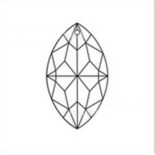 VStoy Kristall-Prismen für Lampe/Kronleuchter, 50 mm, 5 Stück - 3