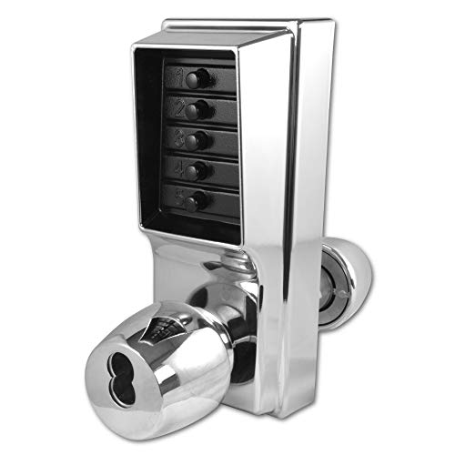 DORMAKABA Simplex 1000 Series 1021B Knob Operated Digital Lock With Key Override - SC No Cylinder 1021B-26D