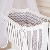 Puckdaddy Baby-Wiege 90 x 40 cm, auch als Kinderbett nutzbar - 5