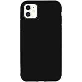 GGM GİYİM & AKSESUAR iPhone 11 ile Uyumlu İ&ccedil;i Kadife Dışı Mat Yapıya Sahip Koruma Sağlayan Lansman Silikon Kılıf (Siyah)