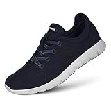 giesswein schuhe waschen ultraleichte EVA-Sohle GIESSWEIN Merino Wool Runners Men 45, dk.blau