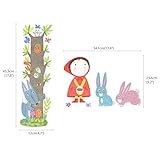 Decowall DW-1601 Rotkäppchen im Wald Wandsticker Wandaufkleber Wandtattoo Kinderzimmer - 5