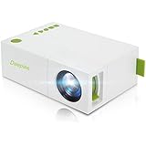 Mini Projector, Deeplee Portable LED Projector Home Cinema Theater with USB/SD/AV/HDMI support PC U-Stick Pocket Projector for Video Movie Game Home Projector- White