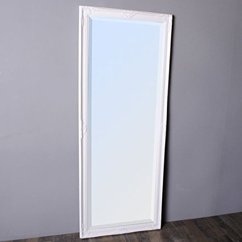 Wandspiegel barock weiss pur Design Spiegel pompös Holzrahmen LEANDOS 180x70cm - 7