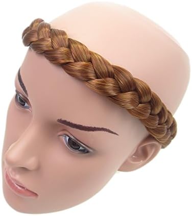 New Style Braid Plaited Chunky Hair Headband (Ginger/fire Red)