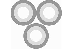 QTACIE Wood Turning Chisels Carbide Cutter 8.9mm(1/3 inch) Round, Woodturning Tungsten Carbide Inserts Replacement for DIY Woodworking Lathe, Carbide Turning Tool, Mid Size Easy Hollower(Cutter Ci5), 3Pcs