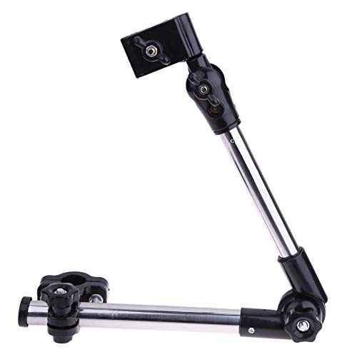 Preisvergleich Produktbild HANHUAN Edelstahl Schirmständer Jeder Winkel Schwenkbar Rollstuhl Fahrrad Schirmverbinder Kinderwagen Schirmhalter Regen Getriebe Werkzeug
