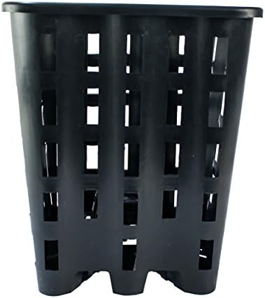 20x Grid Pot Square Pot 9 L Polypropylene 23 x 23 x 28 cm
