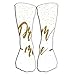 Produktbild Hohe Socken Outdoor Sports Men Women High Socks Stocking dream more inspirational lettering design letteringwith gold glitter texture posters flyers s cards invitations Tile length 19.7"(50cm)