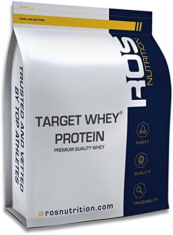 ROS Nutrition - Target Whey Protein Premium Quality Grass Fed Whey Protein (Unflavoured, 2.5 kg)