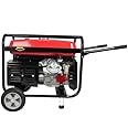 AFRA Gasoline Generator, 7.5KW Maximum, Recoil and Electric Start, 192F Engine, Compact Design, Low Noise, Accessories Included