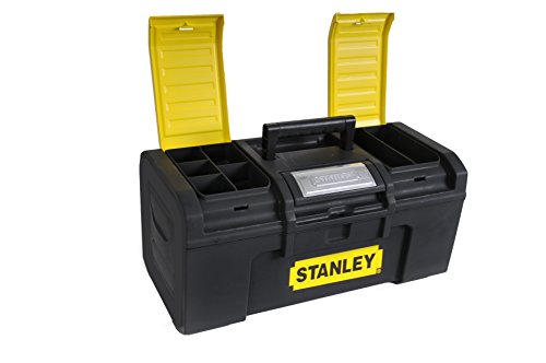 Stanley Werkzeugbox Basic mit Schnellverschluß und Organizer, schwere Ausführung, ergonomisch, 48.6×26.6×23.6, 1-79-217 - 4
