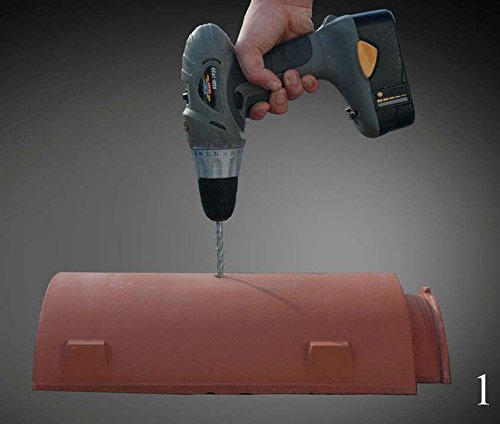 Firstfigur Schlafwandler 41cm mit Solarlaterne Dachschmuck weiß-weiß-blau - 4