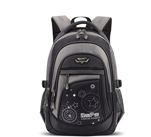 RYC Cadeaux Rentrée Scolaire Sac à Dos Cartable en Nylon Voyage Scolaire Loisir Sac à Dos Ecolier Primaire Secondaire Enfant Fille Garçon 45*30*13CM