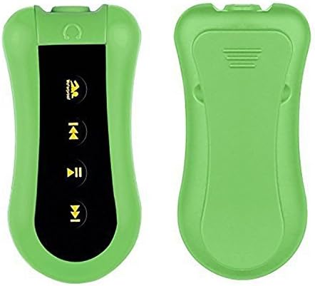 MOKE 8GB Sport Swimming Diving Waterproof Diving Underwater Waterproof to 3 Meters with MP3 Player FM Radio Earphone for running swimming Cycling Fitness (Green)