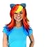 Produktbild My Little Pony Rainbow Dash Erwachsener Perücke with Ohren
