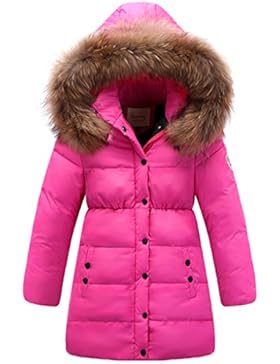 Sawadikaa Mädchen Winter Dick Daunenjacke Skijacke Outdoorjacke Schnee Mantel