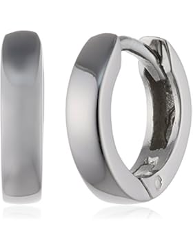 Xaana Damen-Creolen 925 Sterling Silber rhodiniert AMZ0349