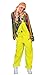 Produktbild Karneval-Klamotten' Kostüm Latzhose gelb Hippie Clown Latz-Hose gelbe Arbeitshose Gärtnerhose gelb Herren-Kostüm Damen-Kostüm Karneval Fasching Größe 44/46