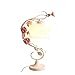 Produktbild Tischleuchte Ron Lampe Romantische Rose Blume Pastorale Prinzessin Schlafzimmer Bett Warmes Licht , white
