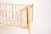 Swinging Crib / Cradle BambinoWorld with mattress and canopy