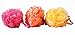 Hydrea Body Puff/Scrunchie - Orange, Yellow, Pink Bath Sponge Shower Wash