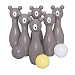 Produktbild Bloomingville Spielzeug Bowling 9-teilig, grau