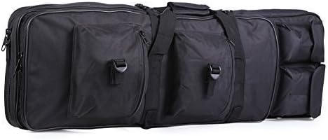 Antwalking Portable Fishing Rod Case Tubes Organizer Carry Bag For 33" 38" 47" Fishing Rod -Backpack extra Extendable 10" (100cm, Black)