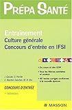 Entraînement culture générale : Concours d'entrée en IFSI