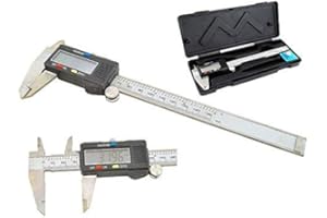 TINXI logei® Digitaler Messchieber Schieblehre Tiefenmesser Profiltiefenmesser Reifenprofil digital caliper, Edelstahl, 0-150mm