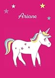 Image de Ariane: Einhorn Malbuch / Tagebuch / Notizbuch - DIN A4 - blanko
