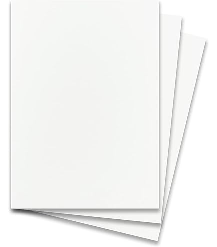 GUSTAV Neuser®, 50 x opvouwbaar inlegpapier voor A6-vouwkaarten - transparant wit - 143 x 200 mm (100 x 143 mm gevouwen) - hoogwaardig mat papier van GUSTAV Neuser