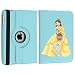 Produktbild Personalisierte Prinzessin Belle Disney Drehbare Schutzhülle für Apple iPad Mini 1,2 3 hellblau