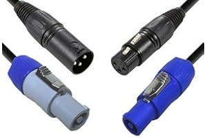 DG SYSTEMS ITALIA SRL DG Systems - Cavo ibrido DMX + Alimentazione Powercon - Made in Italy (5 mt)