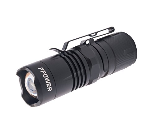 PPOWER Pbe X1 Cr123a LED Cree Xm-l2 600 Lumen Mini Taschenlampe P-Power