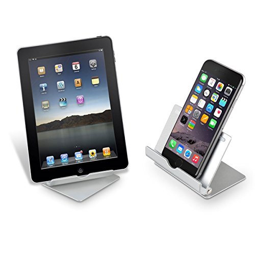 AMANKA Tablet-Halter 360 ° drehbarer Aluminiumlegierung, Tischplattenhalter, Tablet Docks Ständer für iPad und E-Reader und Smartphones usw - 8