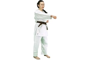 KAITEN Karateanzug Eco 2 - Karate Gi weiß 7 oz Baumwolle - Hose mit Gummizug