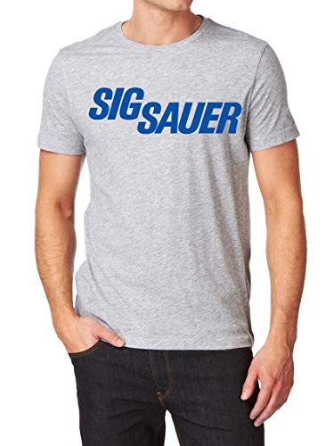 Sig Sauer Guns Logo Men T-Shirt Fruit of The Loom Print